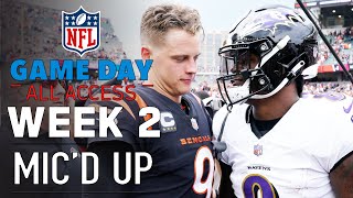 NFL Week 2 Mic'd Up, 'you gotta learn how to catch' | Game Day All Access