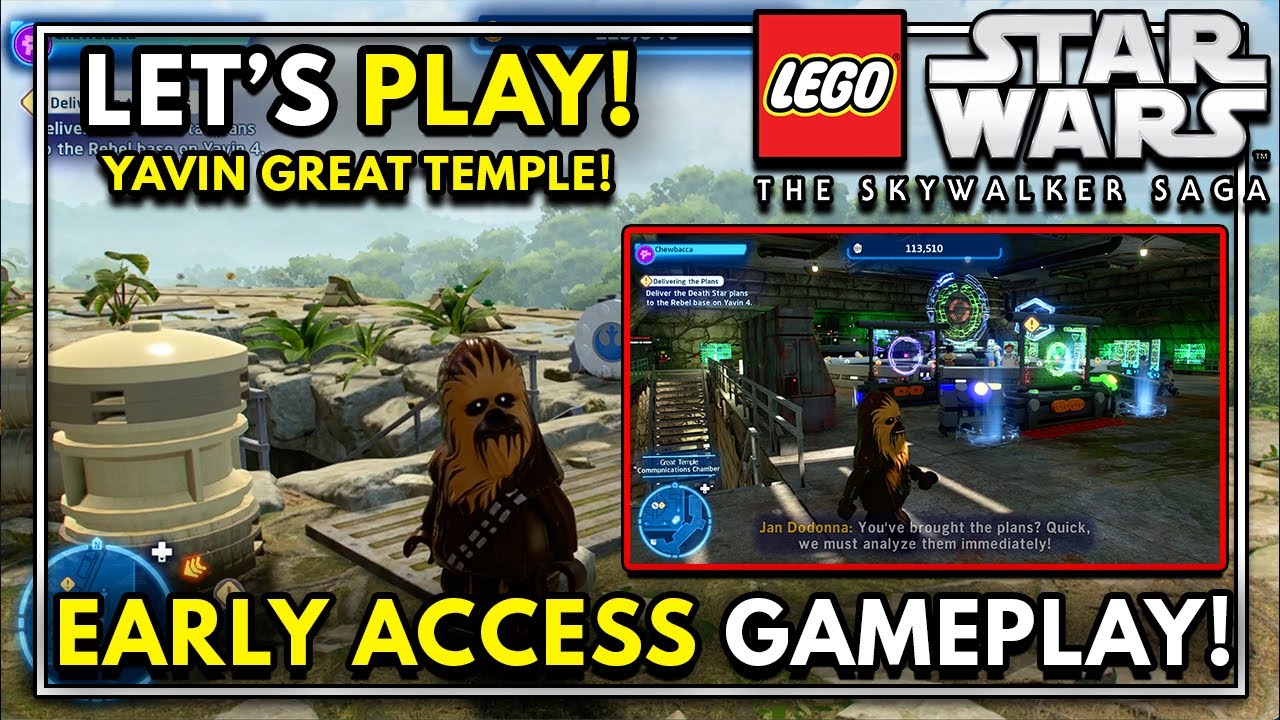 We EXPLORED The YAVIN TEMPLE In LEGO Star Wars: The Skywalker Saga! | EARLY ACCESS Gameplay Demo!