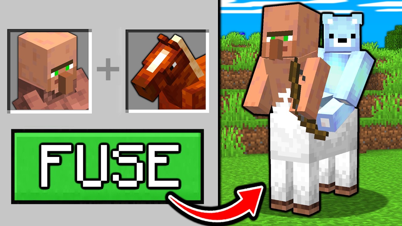 Minecraft, But You Can Combine ANY MOBS...