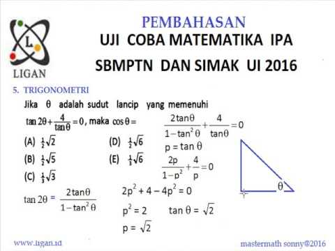Download Contoh Soal Materi Matematika Sbm
