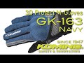 KOMINE コミネ GK-163 3D Protect M-Gloves,Navy / GK-163 3Dプロテクトメッシュグローブ,ネイビー