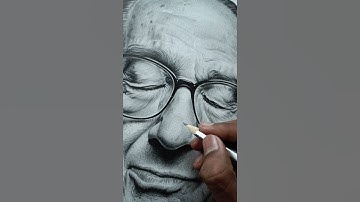 Hyper realistic old man sketch 🔥🔥 @SketchbookbyAbhishek  art competition || #artifyabhishek