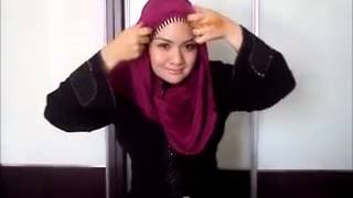 Famous Hijab style elyashazleen zip shawl tutorial.  Part 3 Net Worth