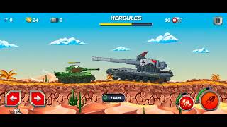 Gerand Bent Barrels Tiger Tank Level 11 Vs Hercules Enemies Tank | Survive Mode