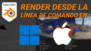 Blender 2023 -  Render in Blender with Command Line - SYSTEM PATH on Windows 11 and MacOS