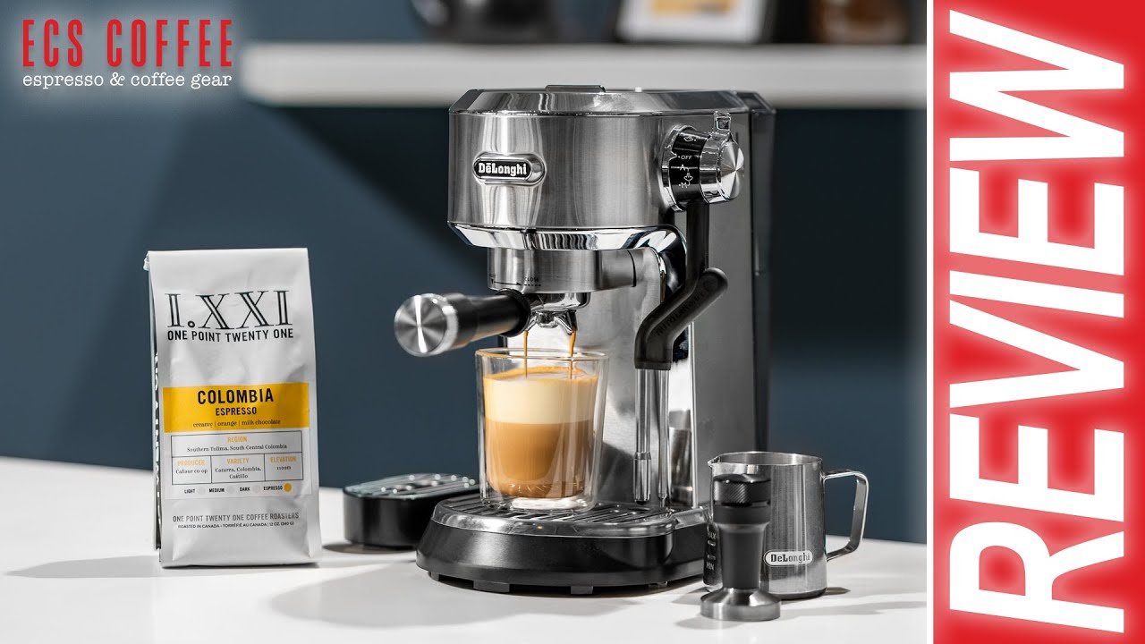 DeLonghi Dedica Arte EC885M Manual Espresso Machine in Steel – ECS