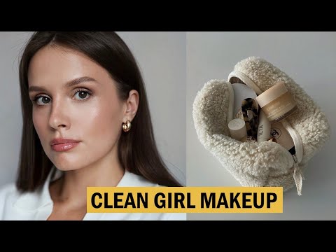 видео: СИЯЮЩИЙ МАКИЯЖ В СТИЛЕ CLEAN GIRL MAKEUP