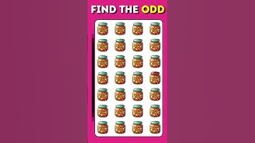 🧩 Find the Odd Emoji If You’re a Genius! | Emoji Puzzle Quiz
