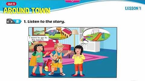 Tiếng Anh Smart Start Lớp 2 mới || Unit 6 AROUND TOWN Lesson 1 Sách Mềm Tương Tác