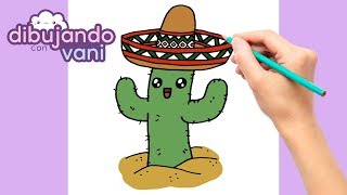 COMO DIBUJAR UN CACTUS MEXICANO KAWAII - DIBUJOS KAWAII - DIBUJOS FACILES - DIBUJOS  PARA DIBUJAR - thptnganamst.edu.vn