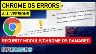 Chrome OS Fixed 2 issues: TPM Security Module issue & OS is missing or Damaged + USB Recovery Live!