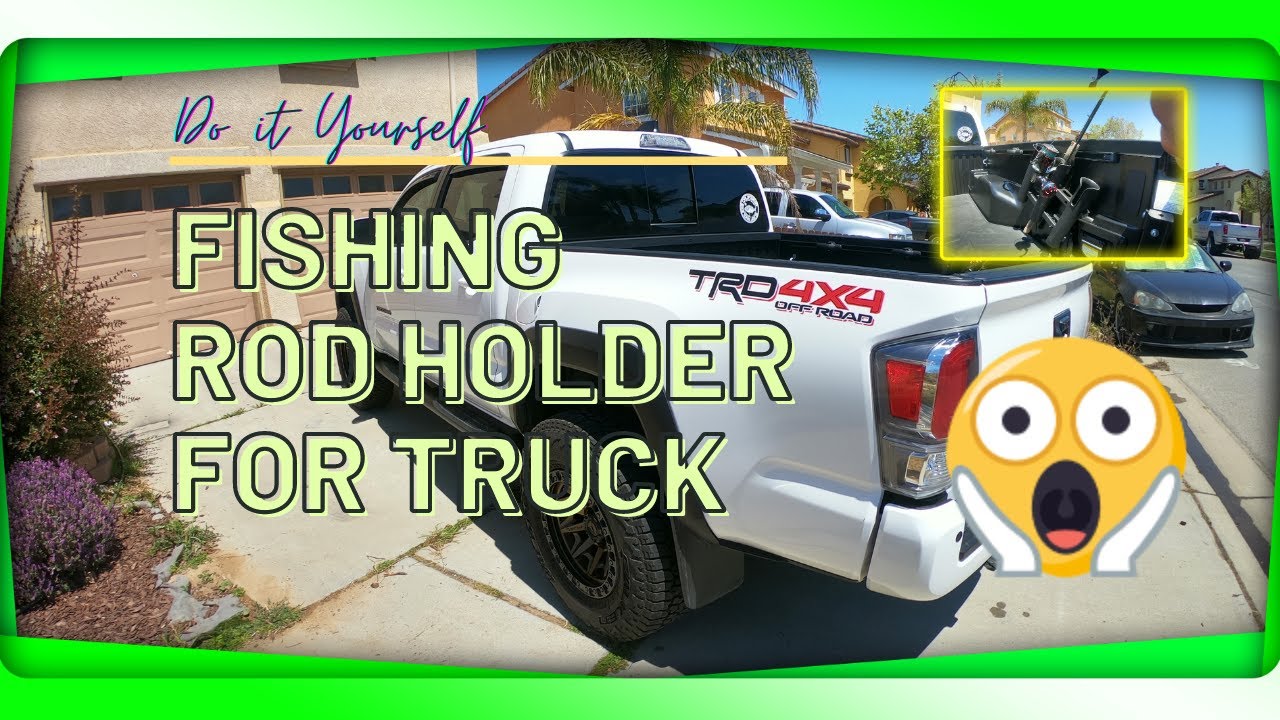 How to Make your own magnetic rod holder for fishing rods #diy