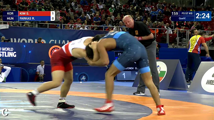Qual. FS - 57 kg: S. KIM (KOR) v. R. FARKAS (HUN)