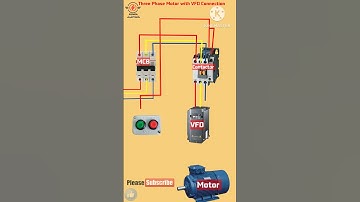 Three Phase Motor  with VFD Connection#viral video#