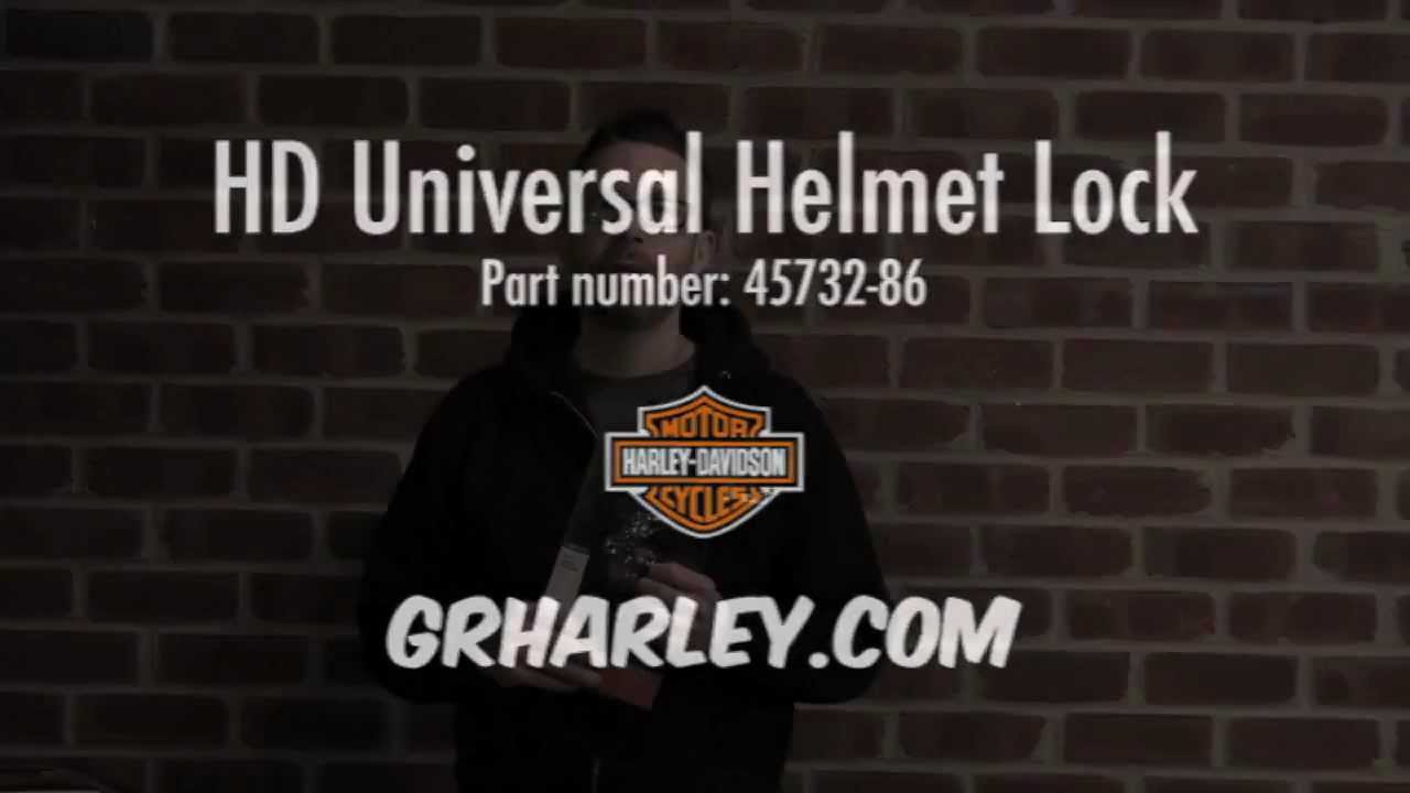 HarleyDavidson Motorcycle Helmet Lock 4573286 YouTube