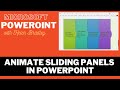 Sliding Panels PowerPoint Effect – Step-by-Step Tutorial