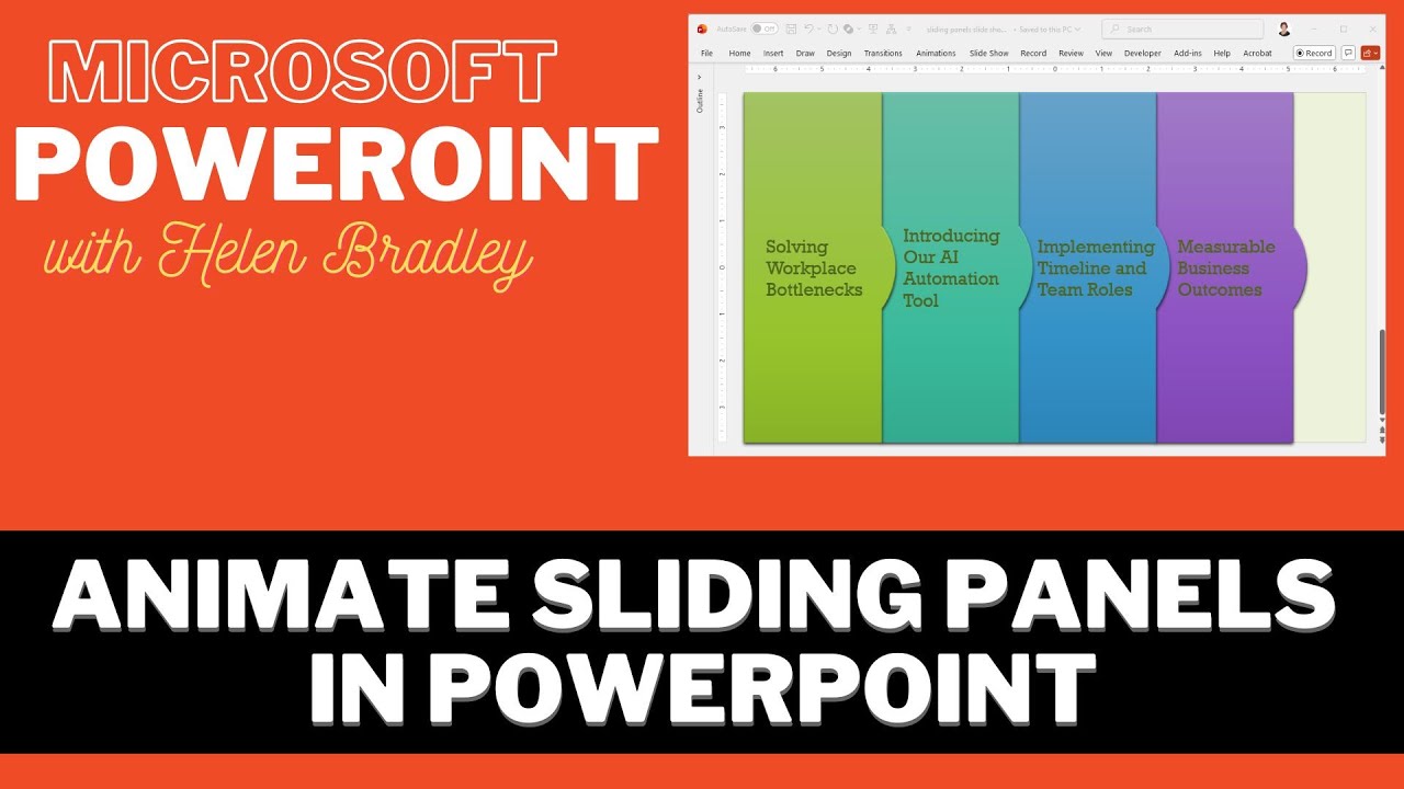 Эффект «скользящие панели» в PowerPoint — пошаговое руководство