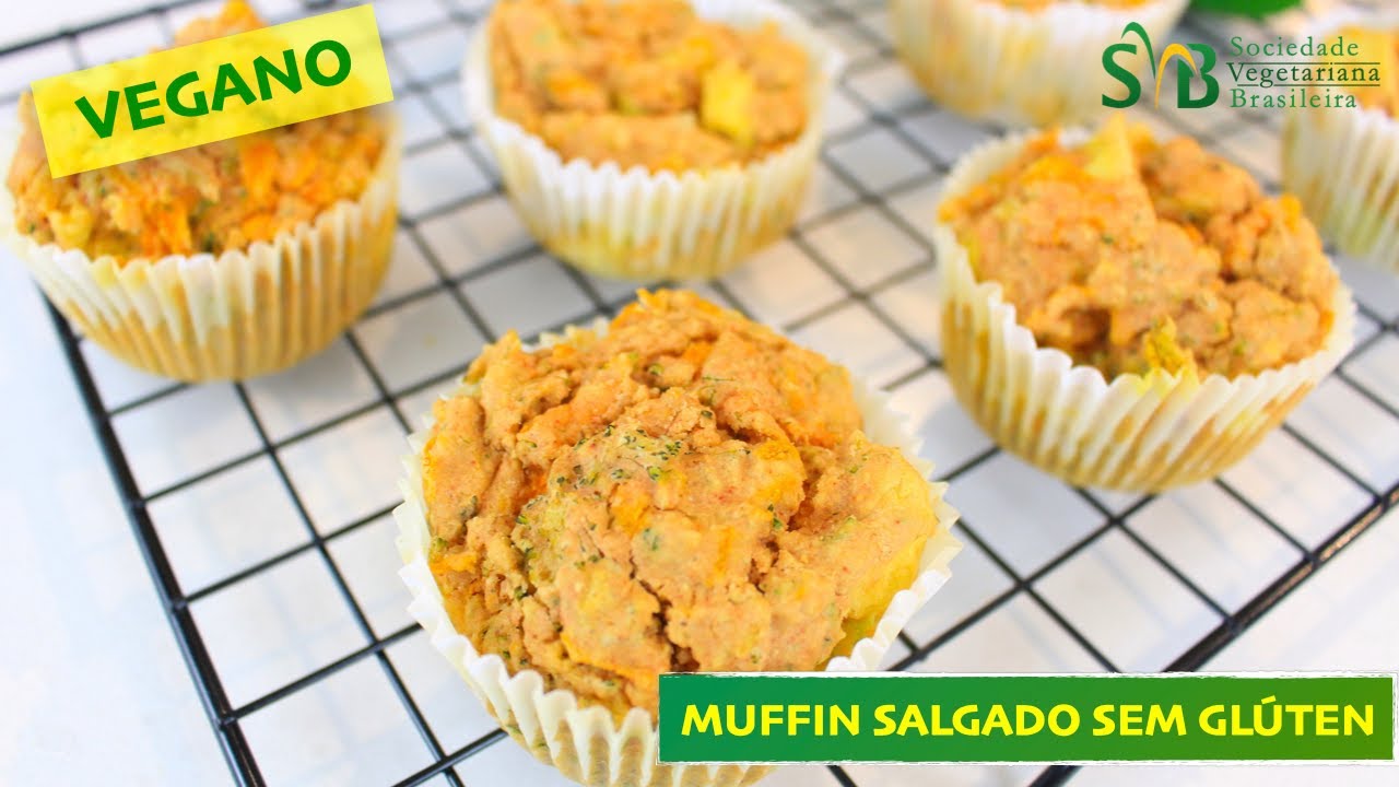 MUFFIN SALGADO VEGANO E SEM GLÚTEN 16 YouTube