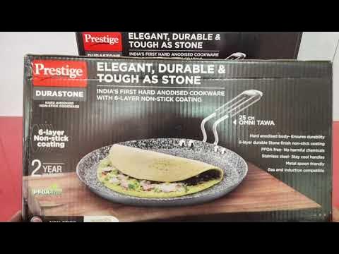 Prestige 300mm Omega Deluxe Granite Omni Non-Stick Dosa Tava/Griddle, 12