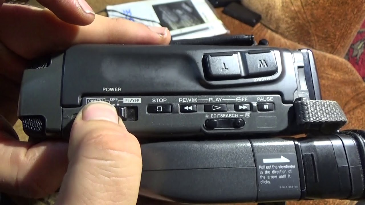 再生OK   SONY  CCD-TR270 Sony Video Camera Recorder CCD-Fx270 Bundle - For Parts or