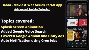 How to customize Doo Movie Streaming App- Advanced Customization part 2