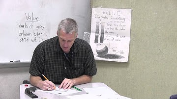 Art instruction for children. Value scale. Value lesson part 1