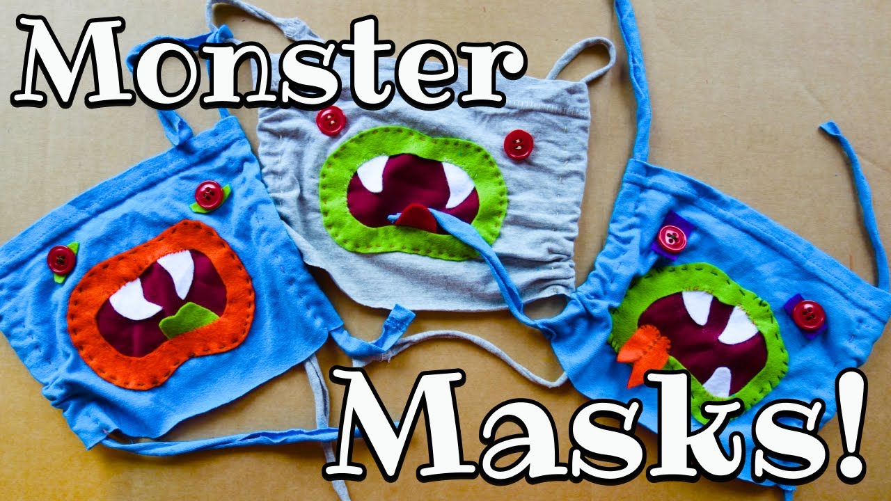 Make a face mask Monster Mask (quick demo) YouTube