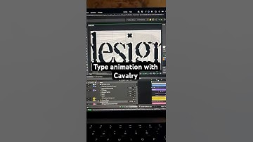 Cavalry type animation with dynamic shadows  #cavalryapp