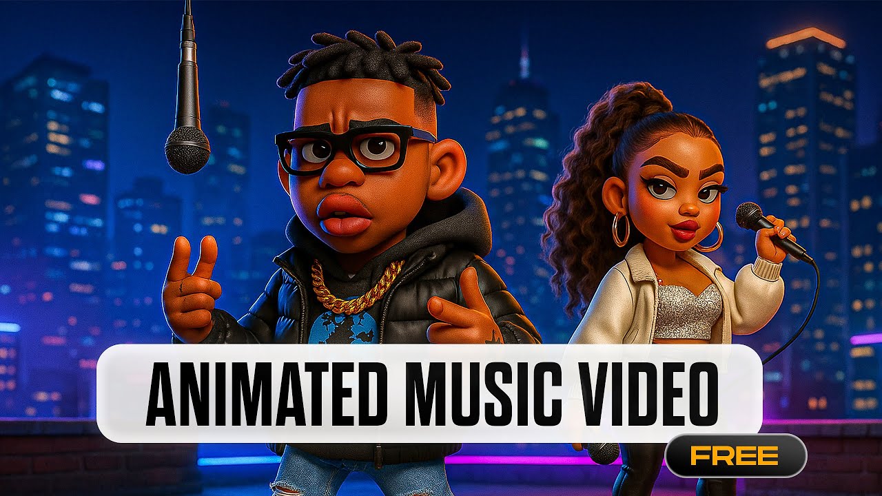 How to Make a Viral Animated AI Music Video (100% Free!) - YouTube