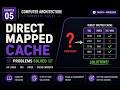 Direct Mapped Cache Problems Solved | Hit/Miss, Tag, Index Explained