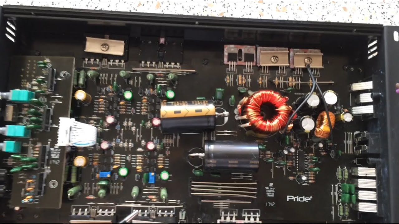 Доработка автомобильного усилителя pride quattro plus - YouTube
