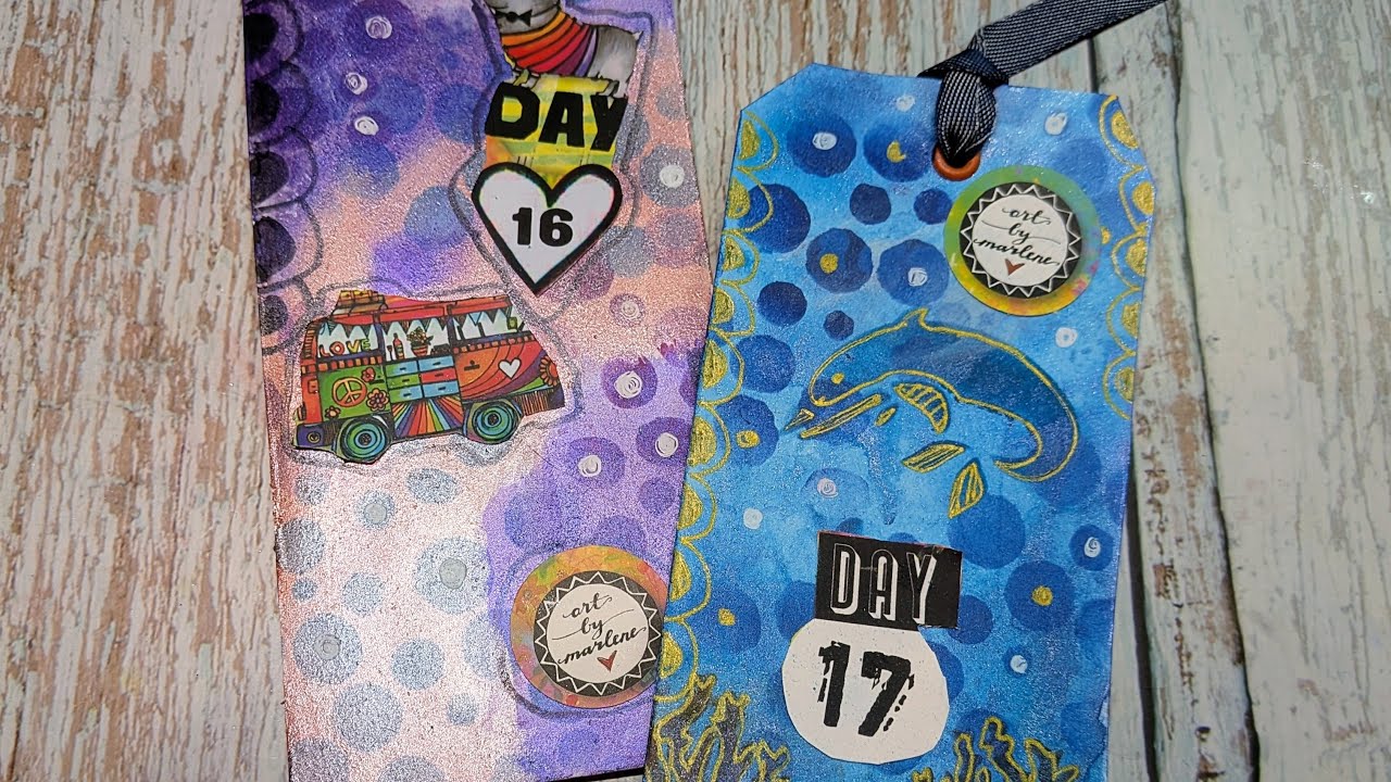 Рождественский календарь «Искусство от Марлен» на 16 и 17 дни 