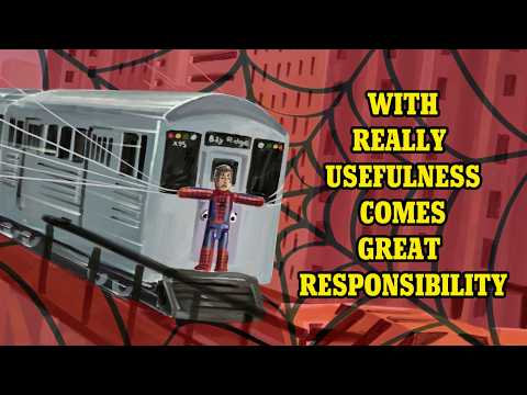Illustrating SPIDER-MAN 2 in the Thomas & Friends style!