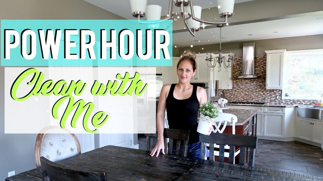 POWER HOUR CLEAN WITH ME 2018 ~ CLEANING MOTIVATION