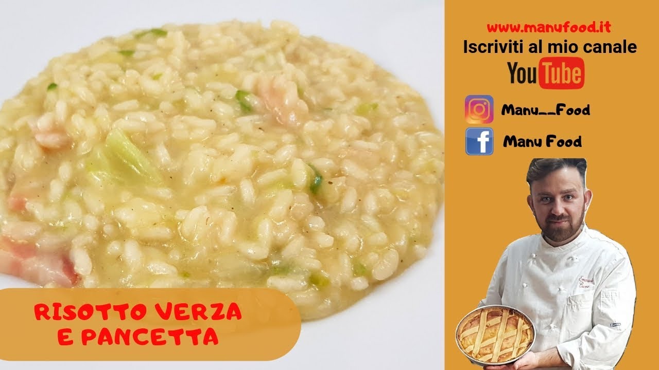 Risotto Verza e Pancetta cremoso ecco come,Manu Food