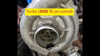 Patlak turbo sesi,Arızalı turbo sesi,Hasarlı Turbo sesi,Araba motor arızası Resimi