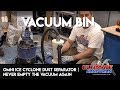 omni ICE cyclone dust separator | never empty the vacuum again