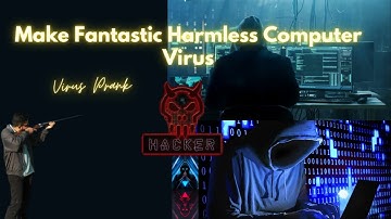 How to make fantastic (Harmless) Computer Virus Prank (fake virus).