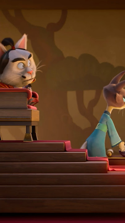 Wildest game of telephone I’ve ever seen! Paws of Fury: The Legend of Hank now playing on Netflix.