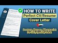 How to make perfect cv resume cover letter for doctors nurses in uae specially in dubai jobs