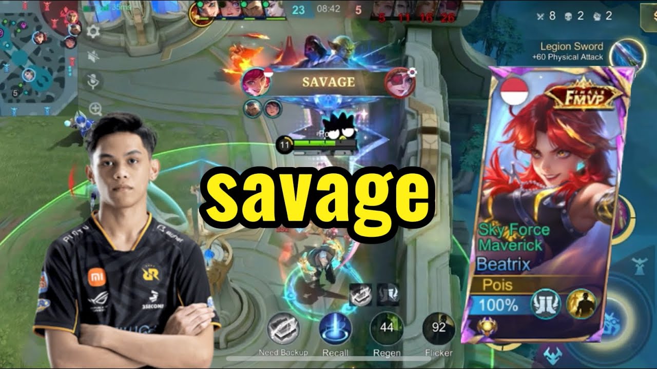 top global beatrix, build racikan RRQ Skylar sakit bangett, savage 😱😱 ||