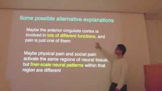 Intro. to fMRI - Wk14, Class1, Pt.1: Pain, fMRI and multivoxel pattern analysis