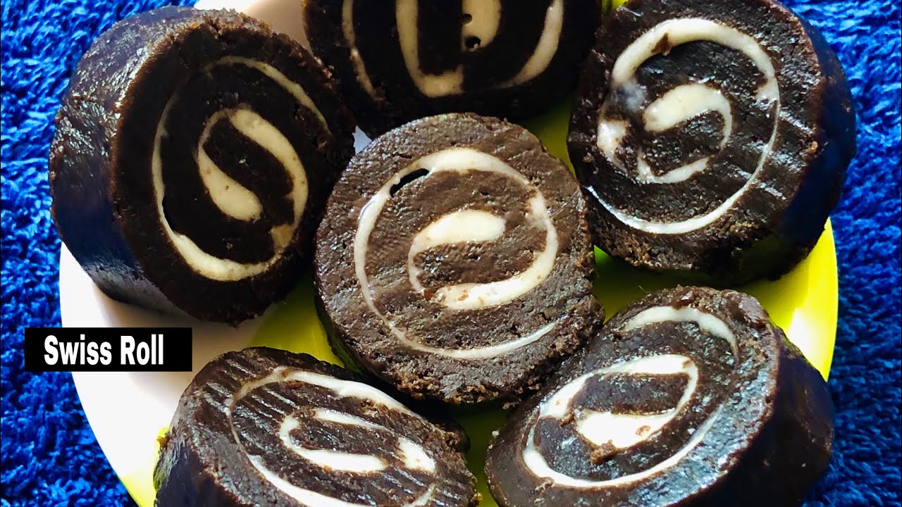 Biscuits Swiss roll recipe/without whipping cream only 2 ingredients