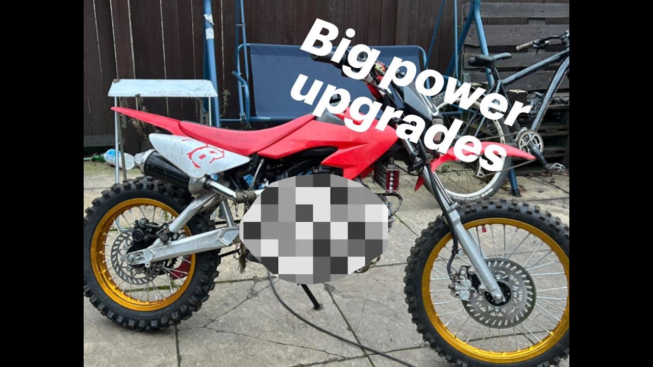 Massive power upgrades to my pit bike