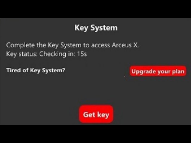 Arceus X Key System Tutorial 😎 