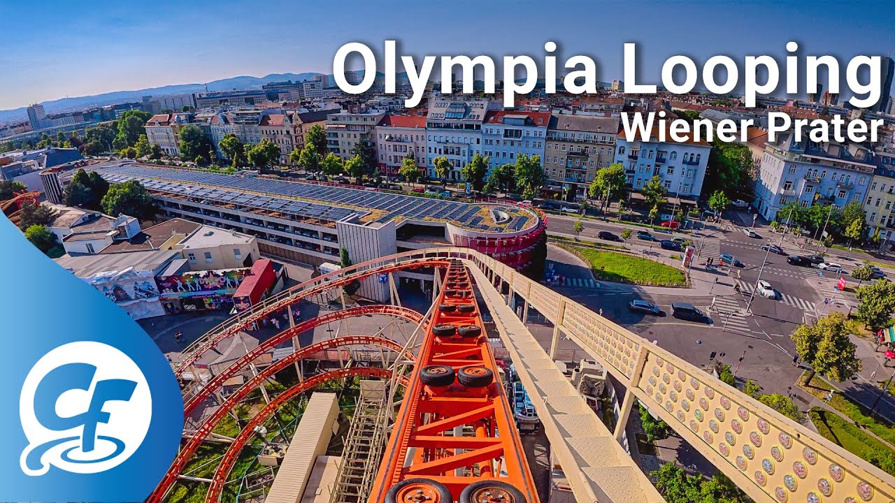 Olympia Looping back seat on-ride reverse 4K POV Wiener Prater