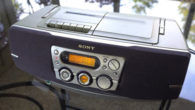 SONY CFD-S350 CD AM/FM CASSETTE PLAYER-RECORDER BOOMBOX 