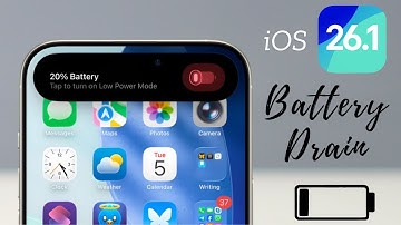 How to Fix Battery Drain on iOS 26.1!