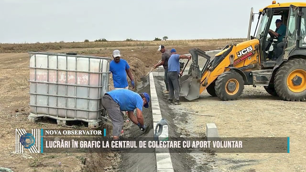 LUCRĂRI ÎN GRAFIC LA CENTRUL DE COLECTARE CU APORT VOLUNTAR