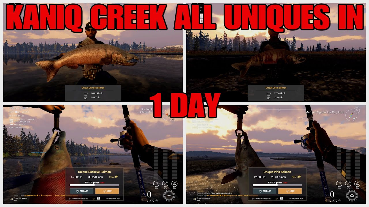All Uniques In One Day At Kaniq Creek (Can Be Use For A Guide) In